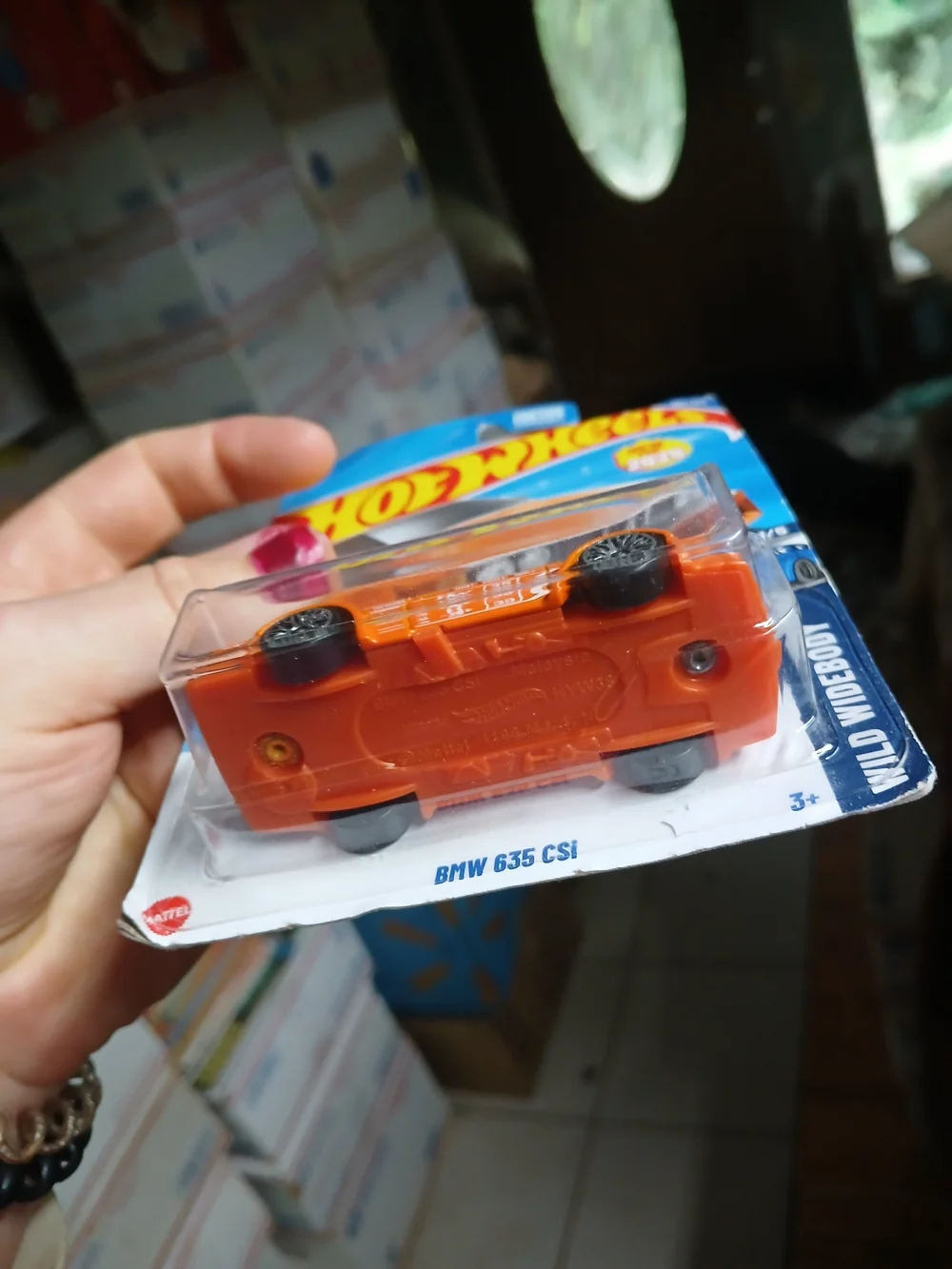vibrant orange Hot Wheels Wild Widebody BMW 635 CSi from the 2025 mainline serie